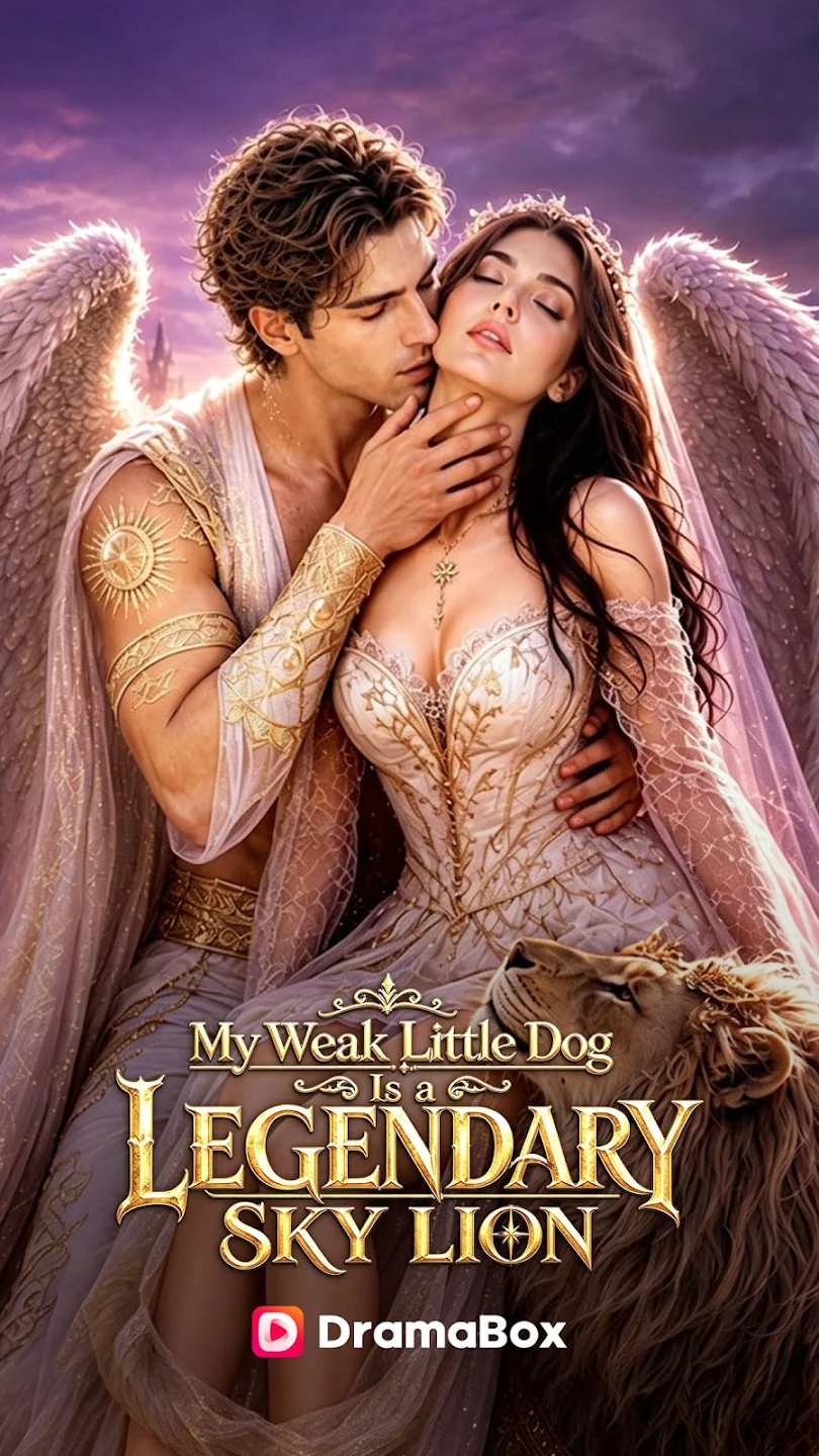 DramaBox fantasy poster: My Weak Little Dog Is a Legendary Sky Lion