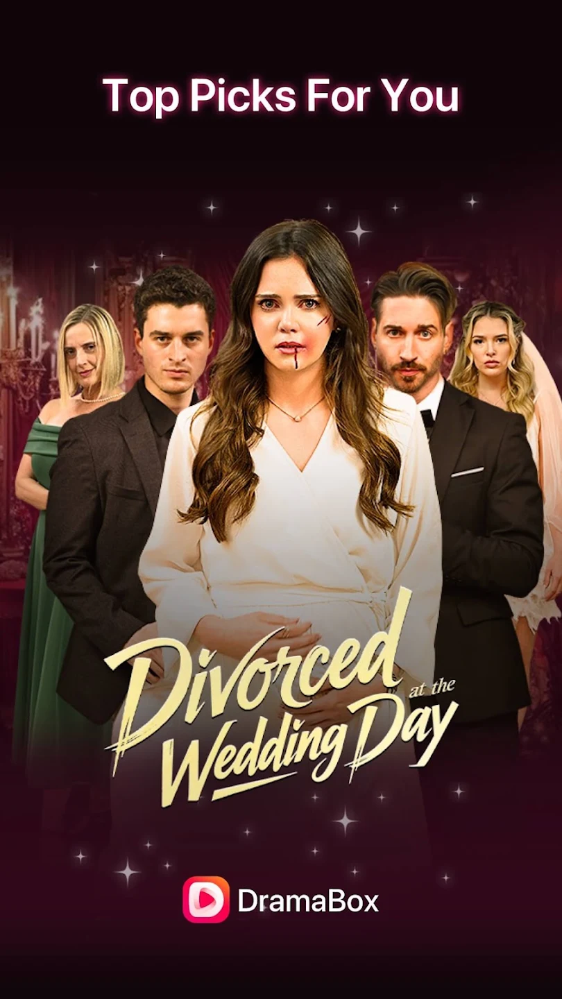 DramaBox promotional poster for Divorced on the Wedding Day